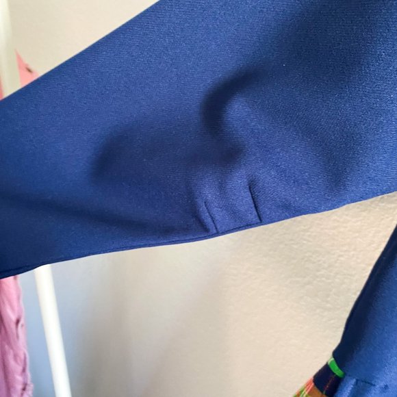 Vintage Festival Blue Plaid Maxi Dress - Picture 5 of 8